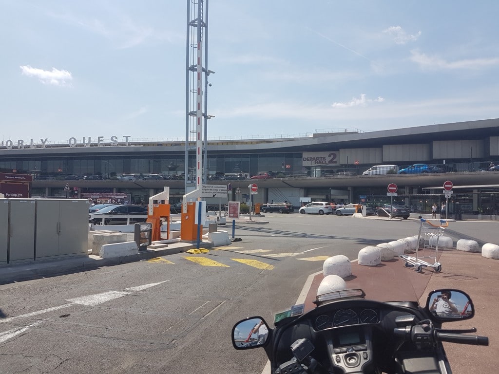 Taxi moto aéroport de Paris Orly Ouest