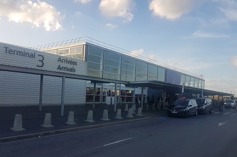 Moto taxi Roissy CDG Terminal 3