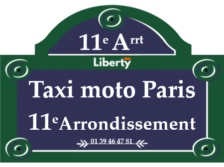 Taxi moto 11eme arrondissement Paris