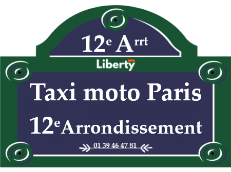 Taxi moto Paris 12ème arrondissement