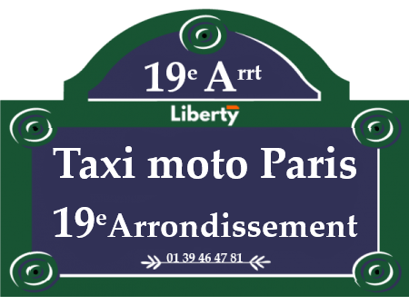 Taxi moto Paris 19ème arrondissement