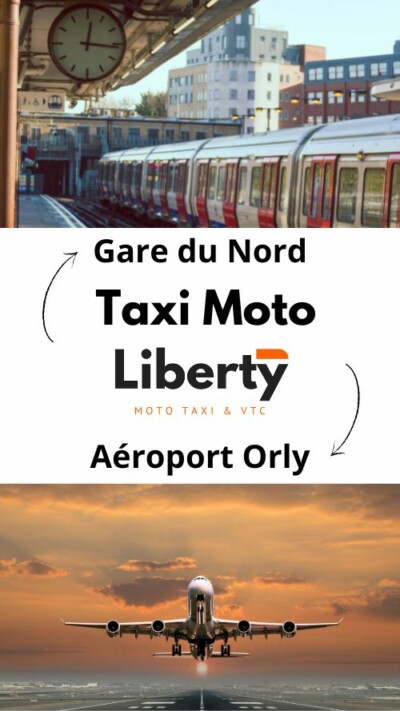 Taxi Moto Gare du Nord Orly