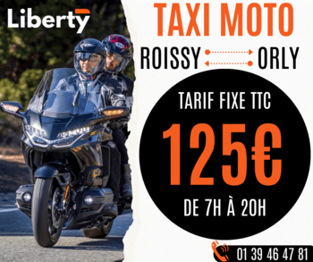 Prix moto taxi Orly Roissy